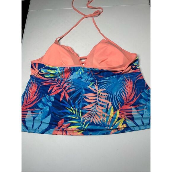 Peyton and Parker Tropical Floral Priny Woman’s Bohemian 2 Pcs Swim Suit Size 3X - Picture 13 of 16